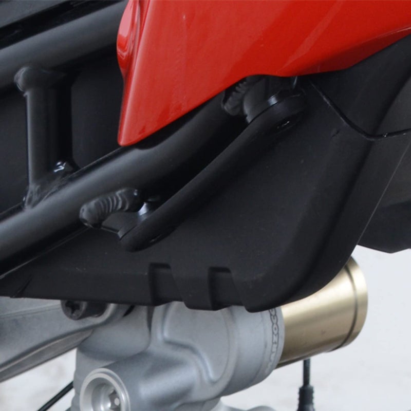 PHEOZIO Rear Foot Rest Blanking Plate Compatible For BMW S1000RR 2019> S1000R M Sport 2021> M1000RR 2021> Honda CRF1100L Africa Twin Adventure Sports 2020> BLP0093BK - Image 2