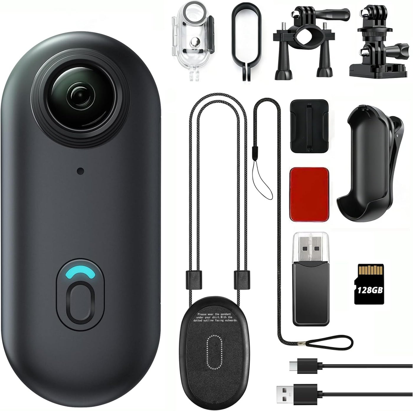 jeto Jeto Mini Body Camera 128GB
