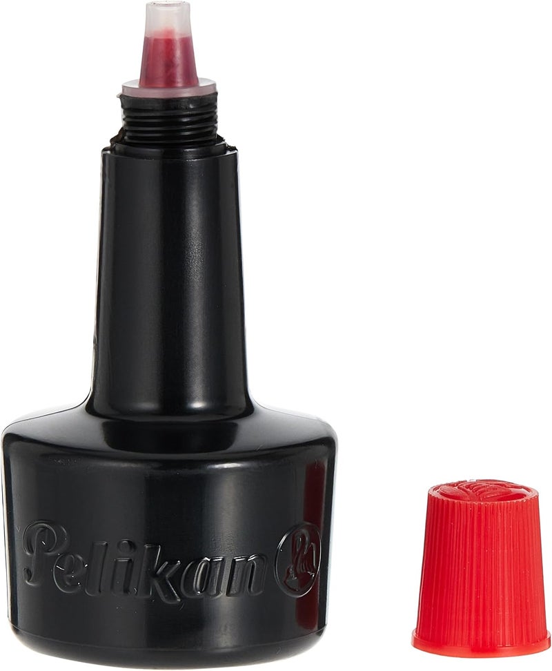 Pelikan Stamp Pad Ink 4K, 30 ml - Red - Image 2