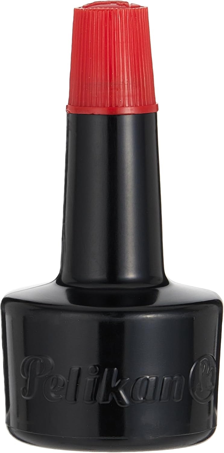 Pelikan Stamp Pad Ink 4K, 30 ml - Red - Image 1