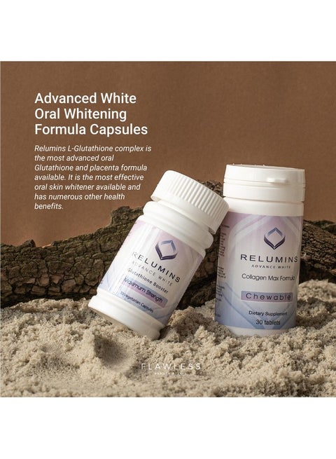 relumins glutathione booster Relumins Advance White Active Glutathione Complex - 3 Bottles Oral  Lightening Capsules for Skin Brightening & Rejuvenation - 60 Capsules Each  | Buy Now with Express International Delivery