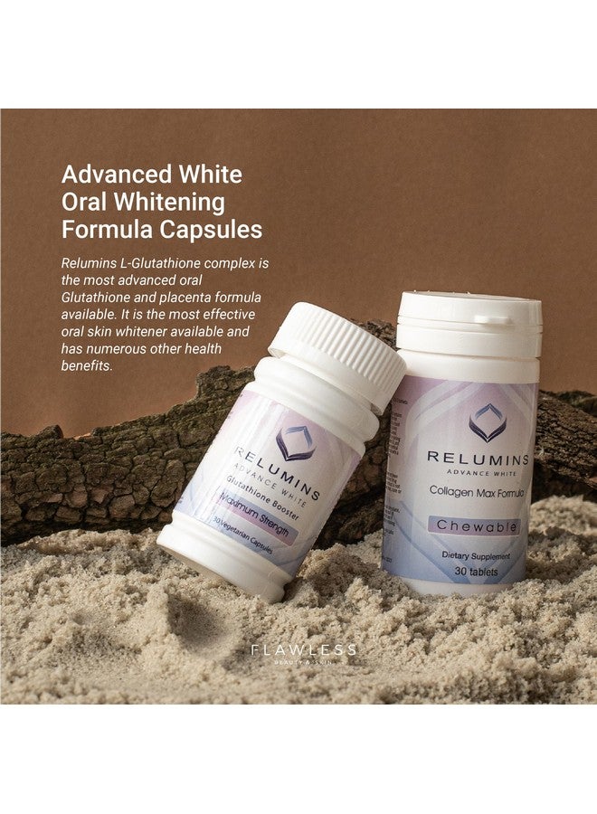 Relumins Advanced Skin Supplement Set - L-Glutathione Complex, Vitamin C, & Antioxidant Support - Nourishing Formula for Healthy Skin - 30 Day Supply - Image 3