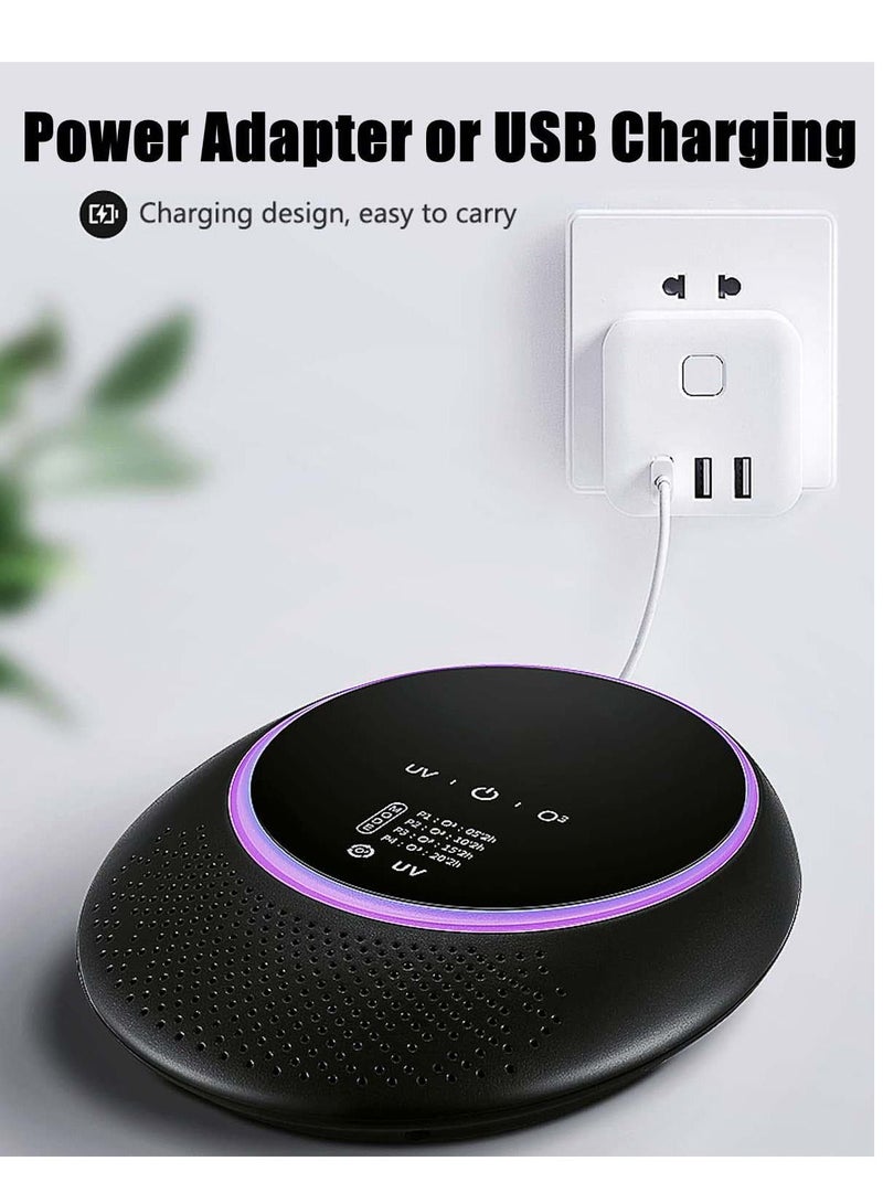 Smart Pet Smell Deodorizer, Ozone Machine Odor Removal, Portable Generator with 10,000mAh Battery, Eliminator for Home , Room Deodorizer Pets, Closet, Toilet