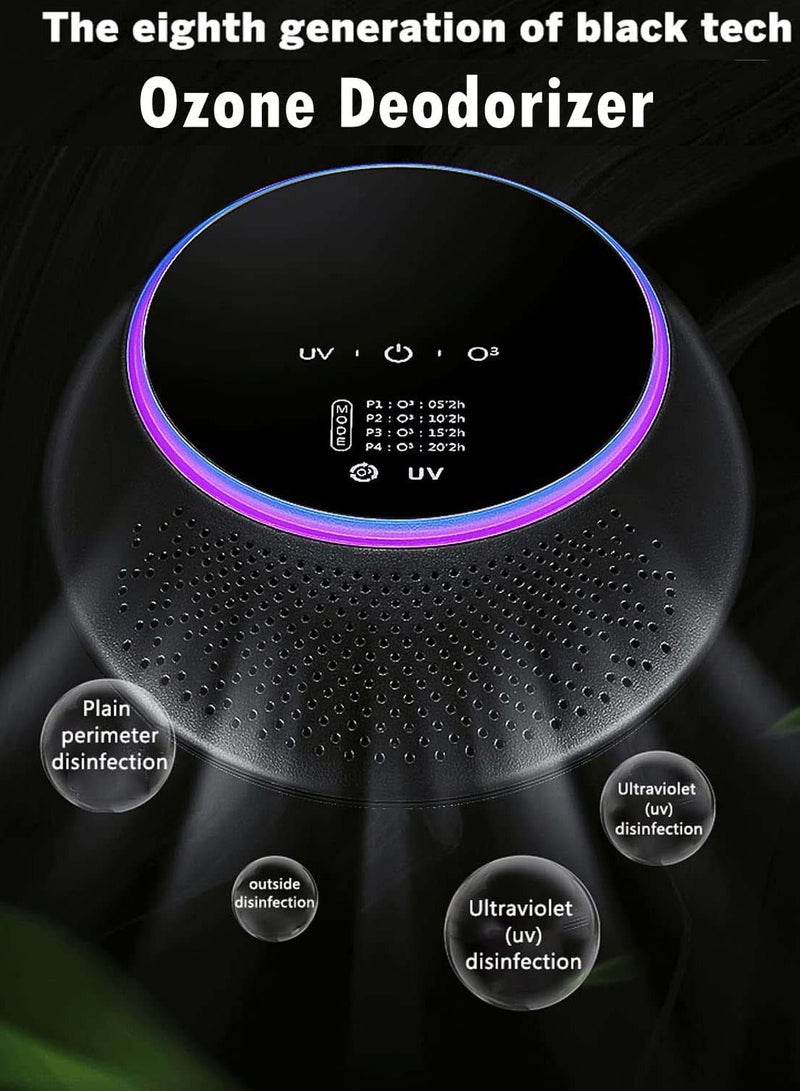 Smart Pet Smell Deodorizer, Ozone Machine Odor Removal, Portable Generator with 10,000mAh Battery, Eliminator for Home , Room Deodorizer Pets, Closet, Toilet