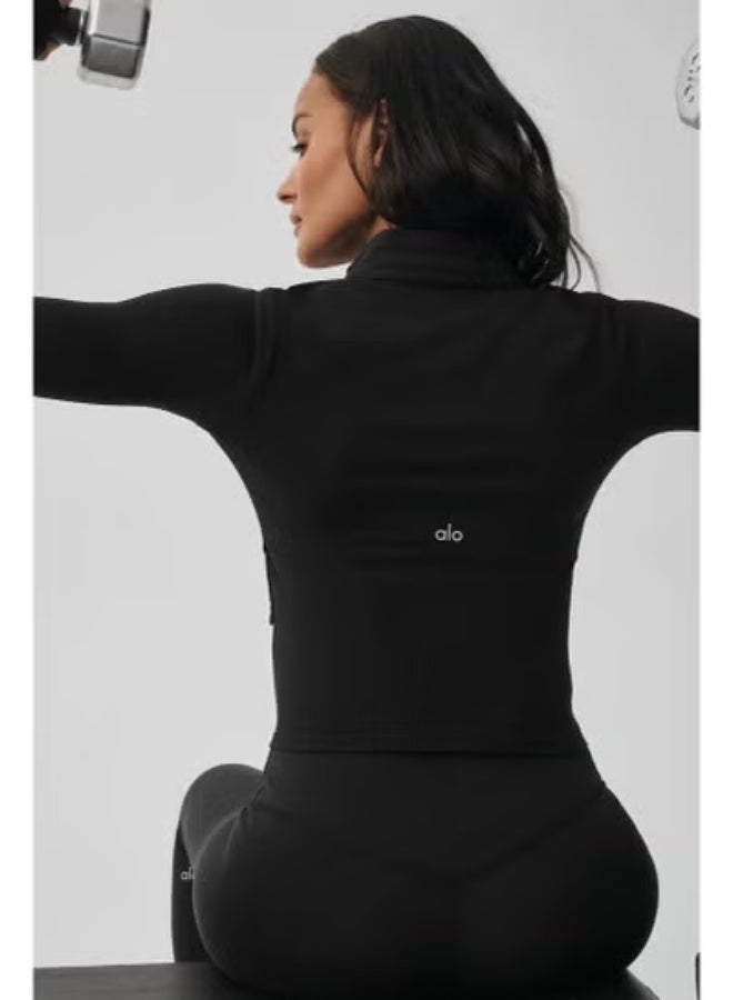 Alo Yoga Airbrush Corset Full Zip Jacket - Image 5