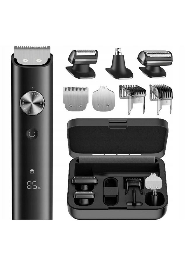 REBENUO Mi Grooming Kit Pro personal care set Xiaomi shaving machine with multiple attachments new version black color - Image 2