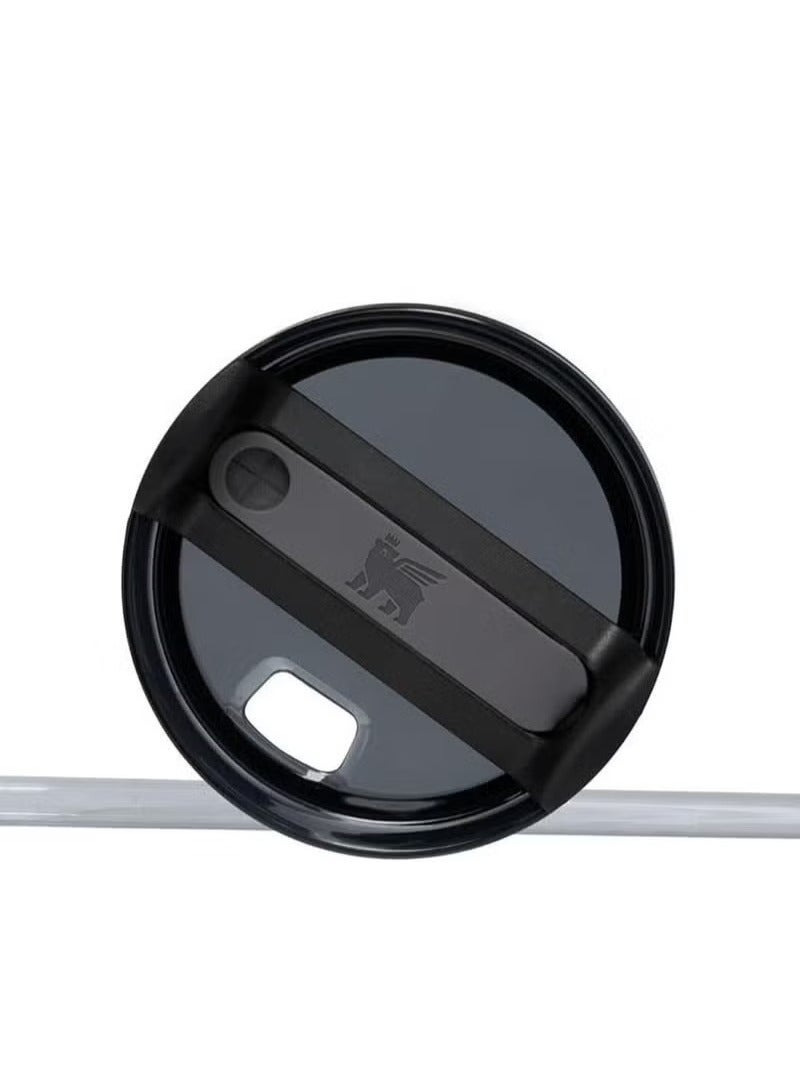 Stanley cup H2.0 Stainless Steel with Lid and Straw for Water Iced Tea,Coffee and Smoothie,Black,40 oz - Image 2