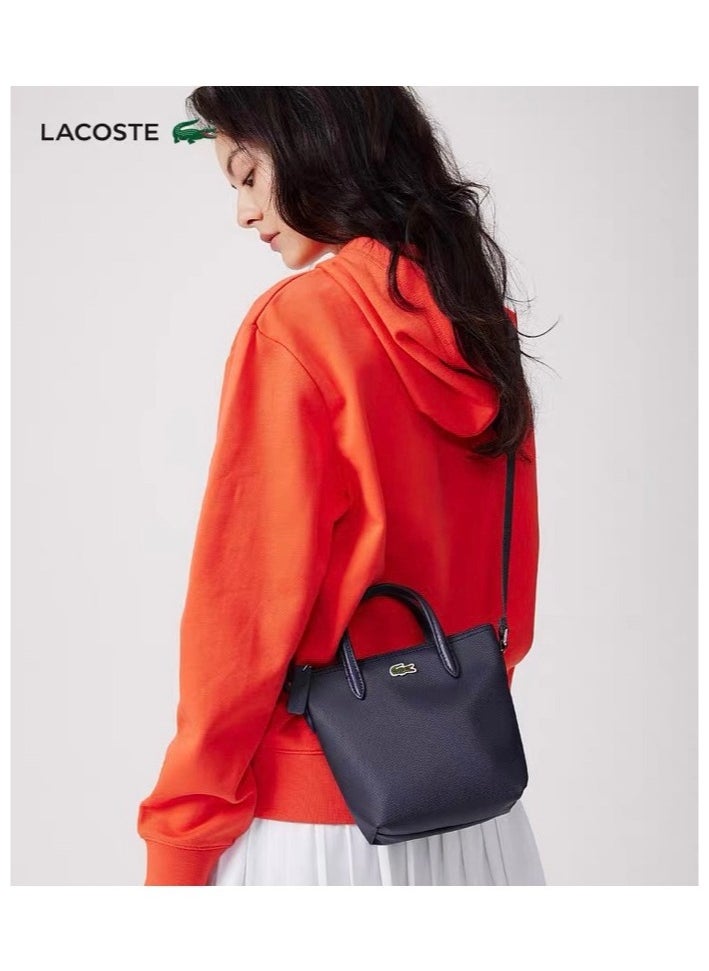 LACOSTE - CONCEPT SHOPPING CROSSOVER BAG XS 18 CM Dark Blue - Image 1