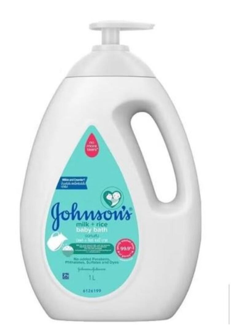 Johnson's Baby Milk And Rice Baby Bath 1 Liters 