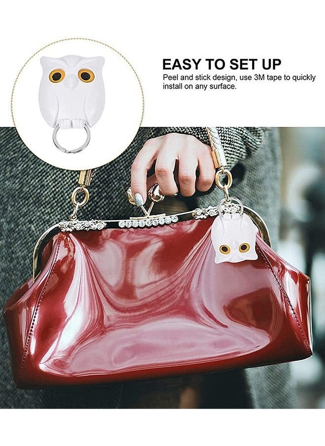 2 Pieces Owl Key Holder Magnetic Night Owl Keyring Holder, Automatic Open Close Eyes Key Holder Key Ring for Office Home Decor Family Friends Gift, Black and White - Image 4