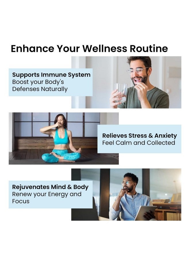 HealthVit كبسولات هيلث فيت أشواغاندا | 250 ملغ 60 كبسولة أشواغاندا | مهدئ للضغط وداعم للمناعة | منشط للعقل والجسم | مسحوق أشواغاندا عضوي - Image 4