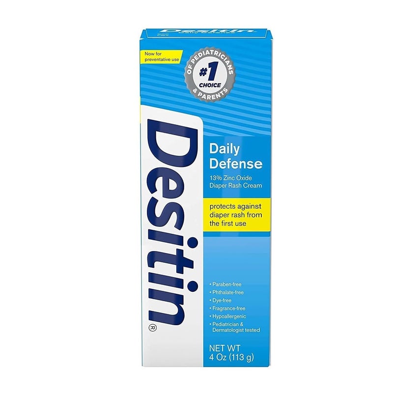 Comfort Axis كريم ديسيتين للدفاع اليومي ضد طفح الحفاض مع أكسيد الزنك 4 أونصات و 2 أونصة حزمة مزدوجة - Image 3