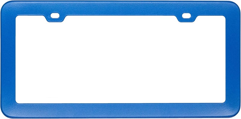 Creathome 2PCs Stainless Steel License Plate Frames - Shining Blue - Image 3