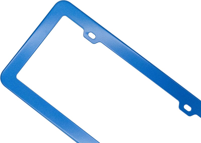 Creathome 2PCs Stainless Steel License Plate Frames - Shining Blue - Image 5