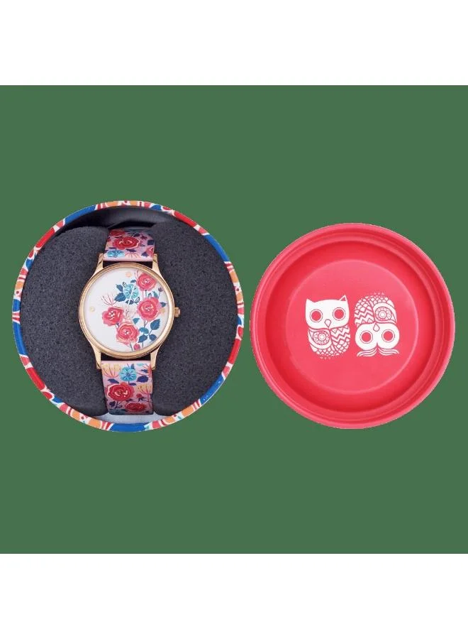 Chumbak  TEAL by Chumbak Rose Garden Wrist Watch for Women | Best Price UAE