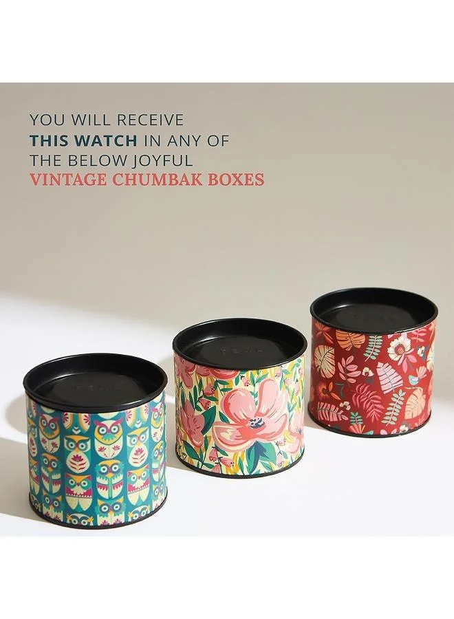 Chumbak  TEAL by Chumbak Rose Garden Wrist Watch for Women | Best Price UAE