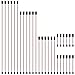 DYWISHKEY 30 Pieces Male to Female 3Pin Servo Extension Cord Lead Wire Cable Connectors Servo Remote Control Cables 5 Sizes - Image 3