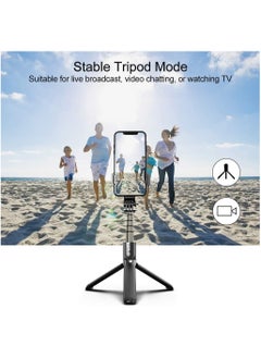 Arabest Selfie Stick Gimbal Stabilizer, 360° Rotation Tripod with Wireless Remote, Portable Phone Holder, Auto Balance 1-Axis Gimbal for Smartphones Tiktok Vlog Youtuber Live Video Record  - Image 2