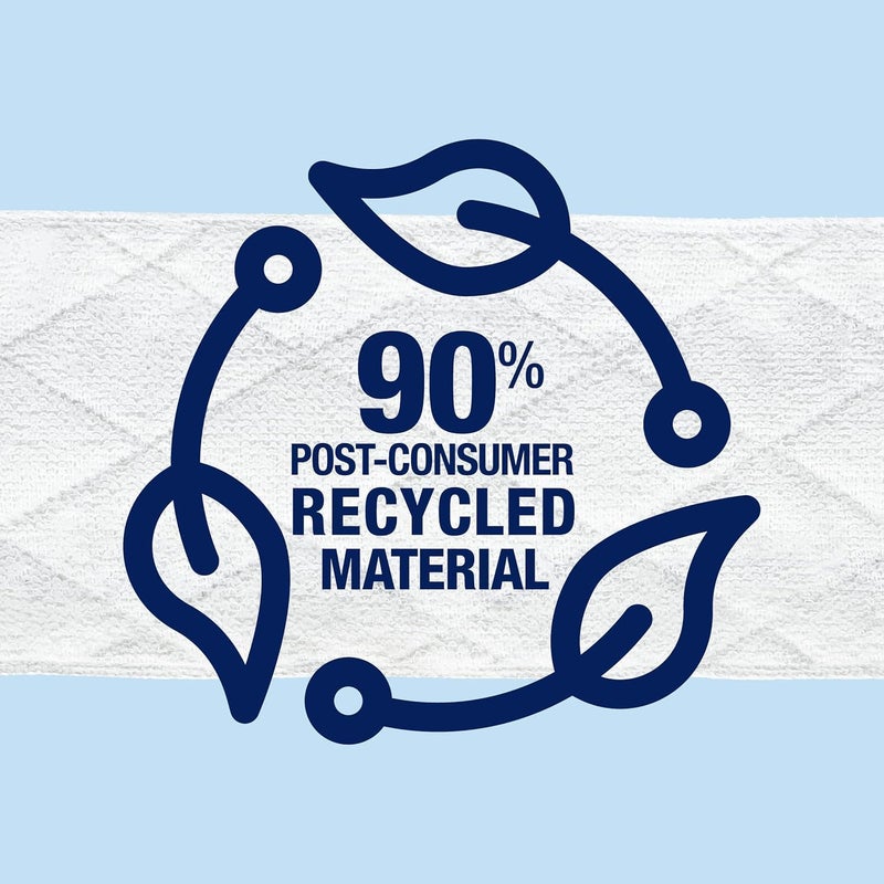 BONA Multi-Surface Floor Cleaning Pads - 18 Refills - Heavy-Duty, Disposable, Microfiber Pads for Easy Floor Cleaning - Image 2