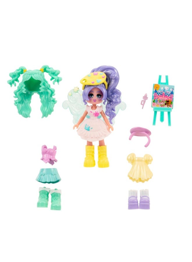 Royale High School Spirit Fashion Pack Art-Themed, 3-Inches Doll Figure | Exclusive Virtual Item Code Included | Collectable Figure | Fashion Doll | For Fans, Gamers & Collectors! | Official Licensed Product - Image 2