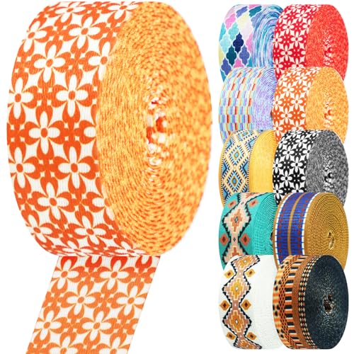 YOGHAVRS Nylon Webbing 1.5 Inch Patterned Webbing Strap High Strength Nylon Strap for Bags Indoor Outdoor Gear Crafting DIY Repairing Belt Camping Hiking Sports - Image 1