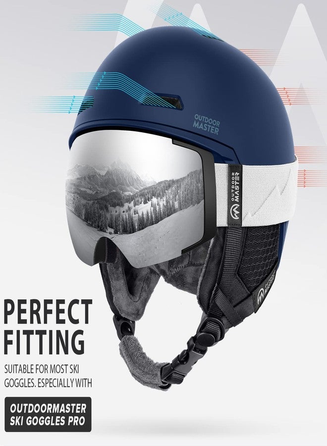 OutdoorMaster Diamond MIPS Ski Helmet - Snowboard Helmet for Men Women & Youth (Azure Blue, S) - Image 3