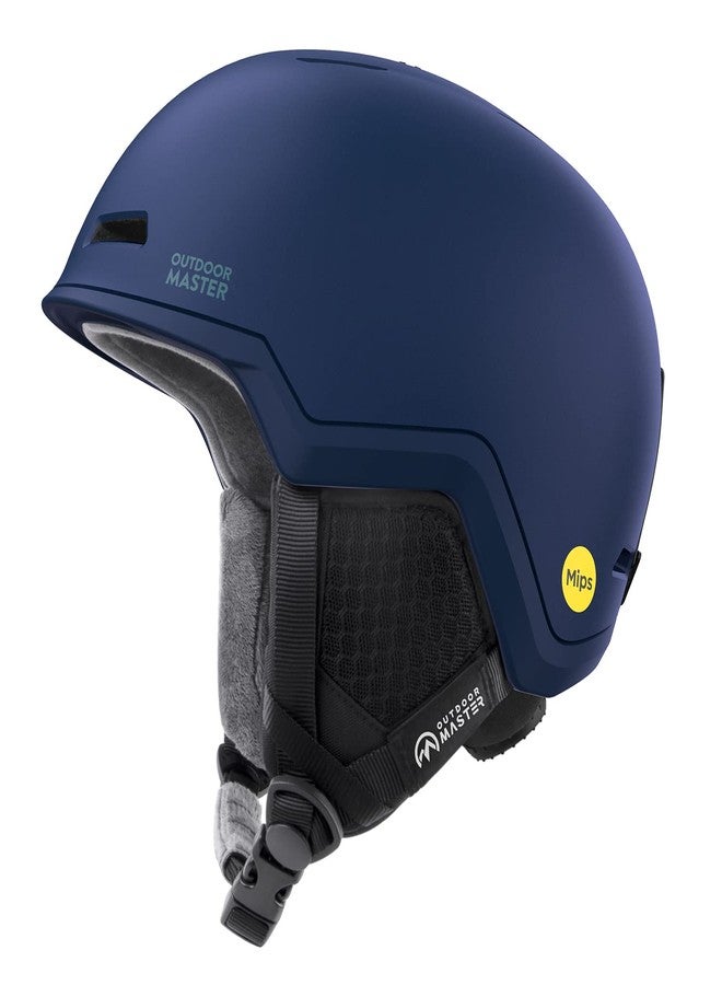 OutdoorMaster Diamond MIPS Ski Helmet - Snowboard Helmet for Men Women & Youth (Azure Blue, S) - Image 1
