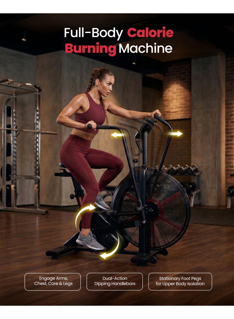 Sparnod Fitness دراجة هوائية تجارية سبارنوود فيتنس SAB-12 – حزام مغناطيسي ونظام قيادة سلسلة، 216 برنامج، وحدة تحكم فترات، مقعد مريح قابل للتعديل، مستشعر معدل ضربات القلب، إطار فولاذي ثقيل، سعة 150 كجم - Image 5