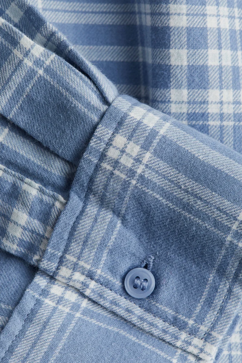 اتش اند ام قميص قطني فضفاض