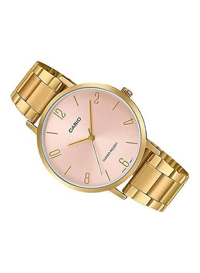 CASIO Stainless Steel Analog Watch LTP-VT01G-4BUDF - Image 1