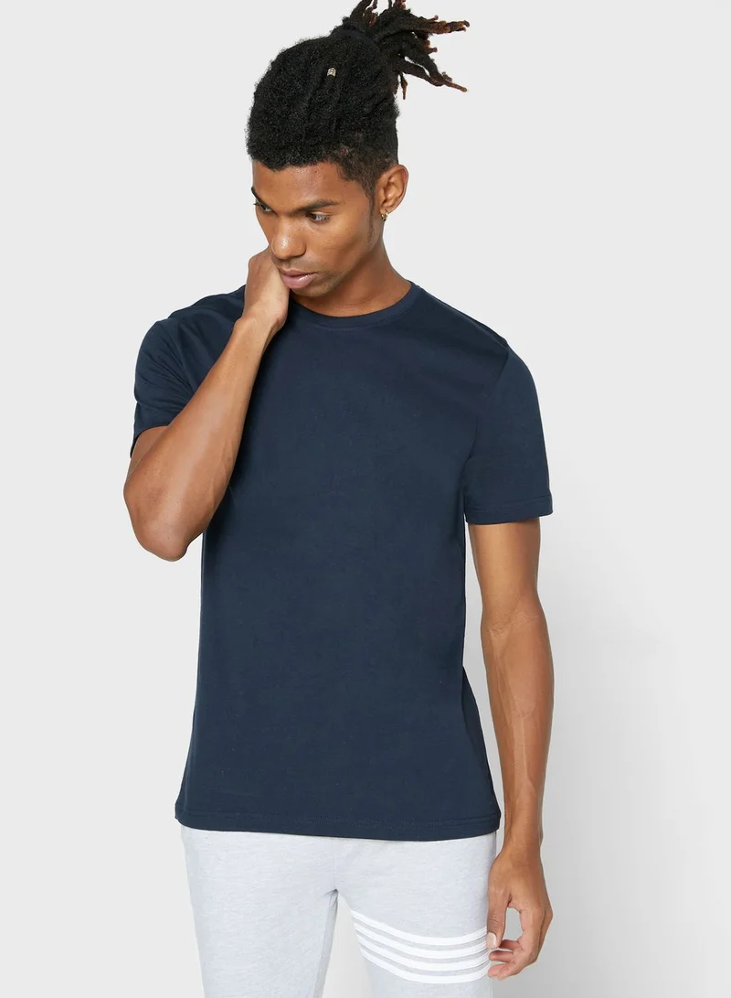 Seventy Five 3 Pack Essential Crew Neck T-Shirts