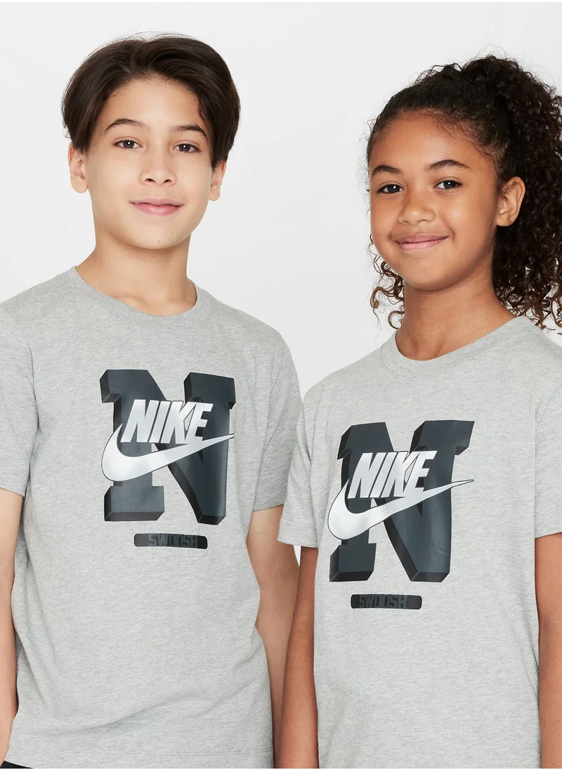 نايكي Youth Nsw Futura Hybrid Seasonal T-Shirt
