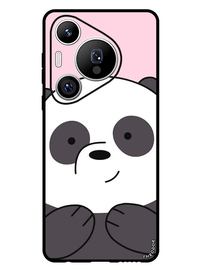 Theodor Protective Case Anti Scratch Shock Proof Bumper Cover For Huawei Pura 70 Panda Smiling - Image 1