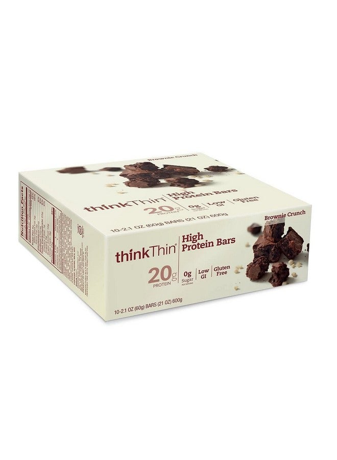 think! Think Products ThinkThin Bar Brownie Crunch - 10 Bars - Image 1