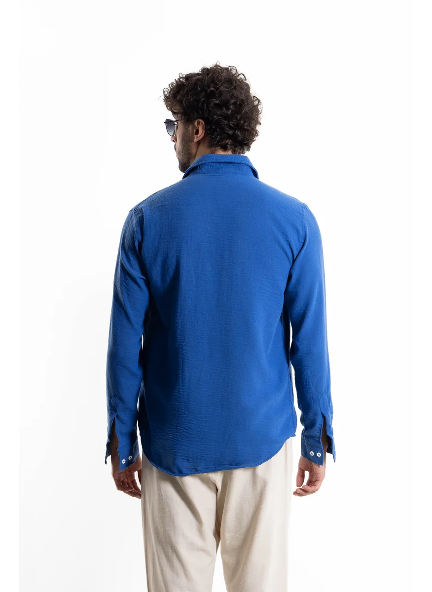 شايبس TEXTURED LINEN BLEND SHIRT