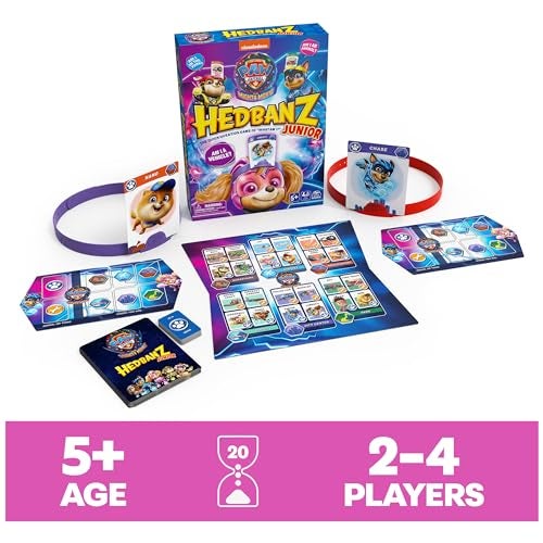 Spin Master Games Hedbanz Junior PAW Patrol The Mighty Movie Game Family Games Games for Family Game Night Kids Games Card Games for Families Kids Ages 5 and up - Image 5