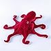 TAMMYFLYFLY Cute Octopus Plush Toy Super Lovely Red Soft Real Life Octopus Giant Realistic Stuffed Animal Toys Deep Sea Creeping Animal Octopuses Plush Toys 18 inch - Image 2