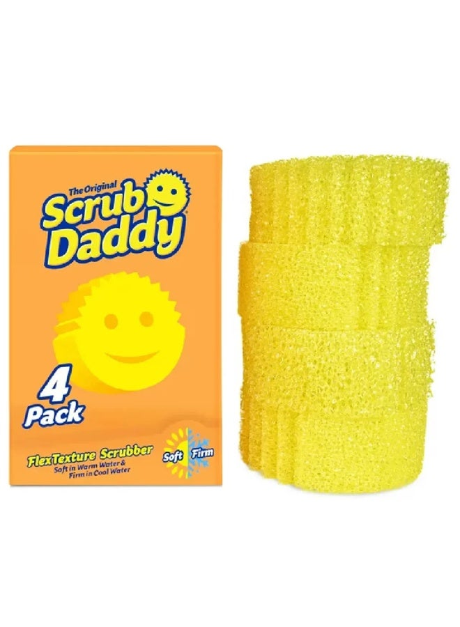سكراب دادي مجموعة من 4 قطع من الإسفنج والفرشاة - Image 2
