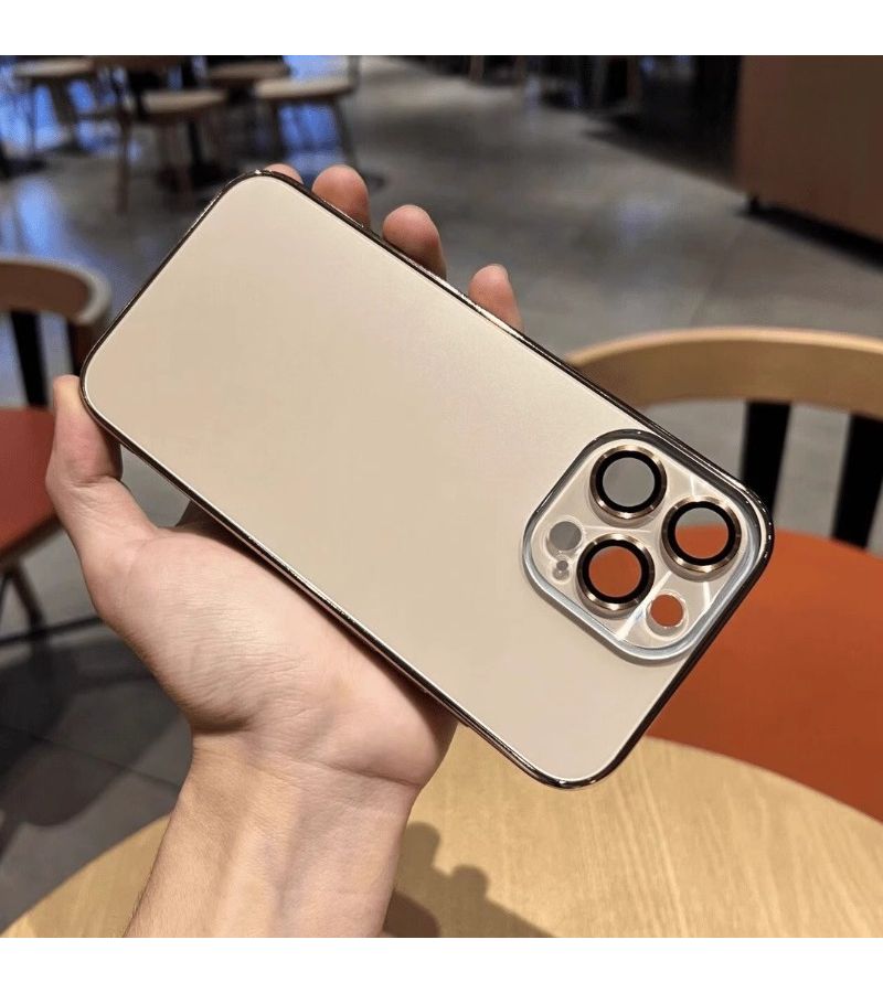 12024 New Purple Titanium Magnetic Phone Case Compatible With Iphone 16 Pro Max Anti Fingerprint Dustproof Design With Lens Protector Original Texture Cover - Image 1