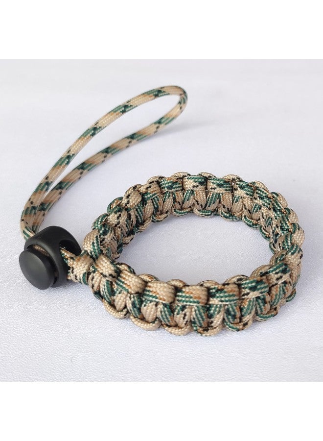 Loquat Outdoor Camera Lost Hand Rope Multi-purpose Anti-lost Anti-fall SLR Camera Wrist Strap Micro Single Hand Rope Lanyard Wrist Strap-Color:Jungle Camouflage  - Image 1