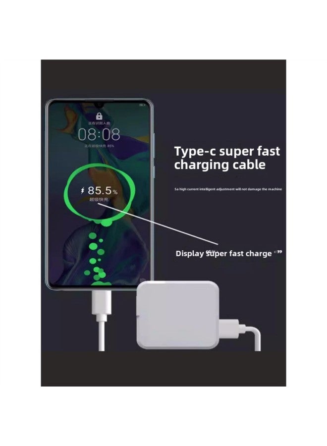 For Glory Play6C Charger Fast Charge 22.5W Watt Charging Plug Huawei Glory Play6C Charging Cable 5-Color:22.5w Fast Charging Head + 2m 1 Fast Charging Cable Suitable For Honor Play6c - Image 2