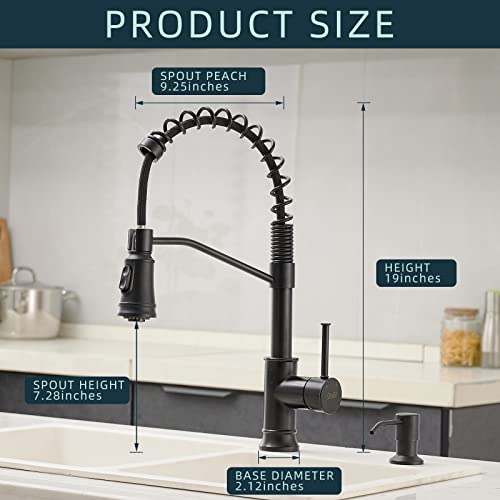 GIMILI Matte Black Touchless Kitchen Sink Faucet with Pull Down Sprayer, Motion Sensor Smart Activated Hands-Free Single Handle Kitchen Faucet - Image 2