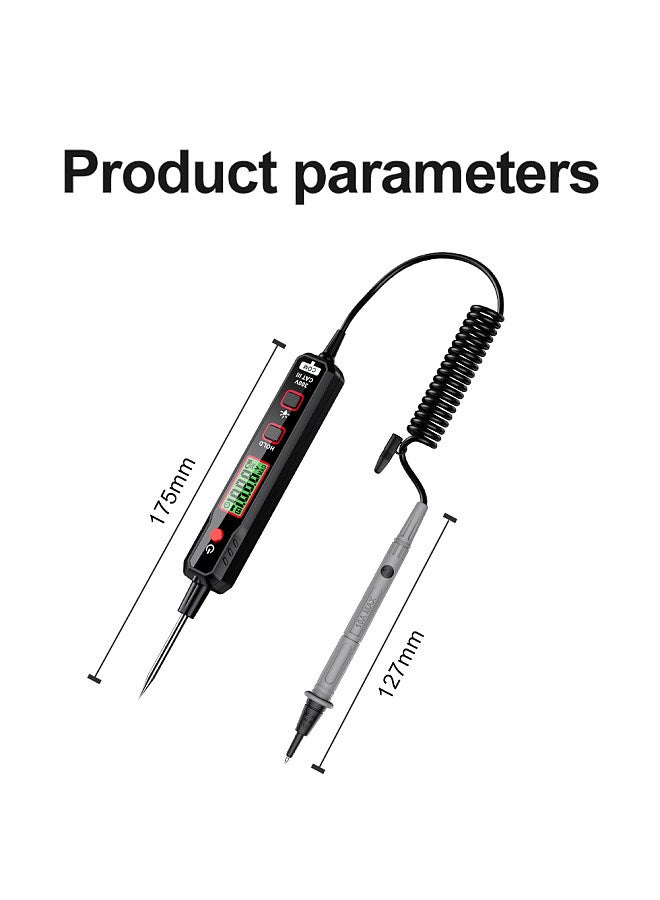 HABOTEST Pen Type Digital Multimeter Voltage Tester for Measuring AC/DC Voltmeter Resistance Diode Capacitance Electrical Tester with Backlight and Flashlight - Image 4