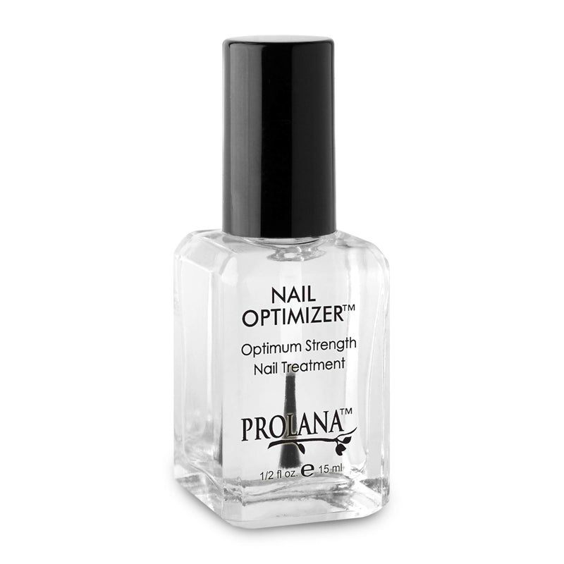 Prolana Nail Optimizer, Extra Strong Strengthener Base Coat for Weak and Damaged Nails, Nail Growth & Prevents Nails from Peeling, Stops Slipts, Chips & Strengthens, 0.5 oz - Image 1