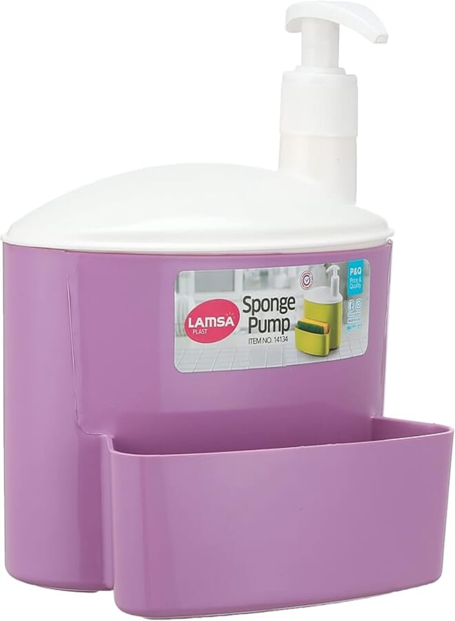 High Quality Plastic Sponge Pump, Made in Egypt Purple