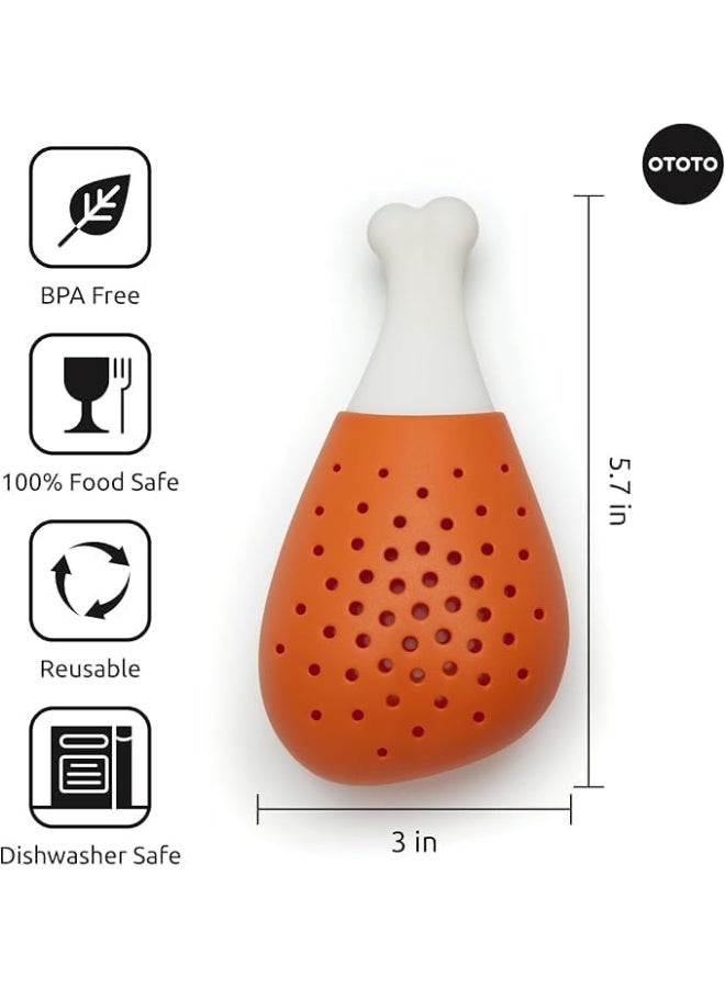Silicone Herb and Spice Infuser in Chicken Pin Shape – Easy ding Herbs to Food - K - Image 4