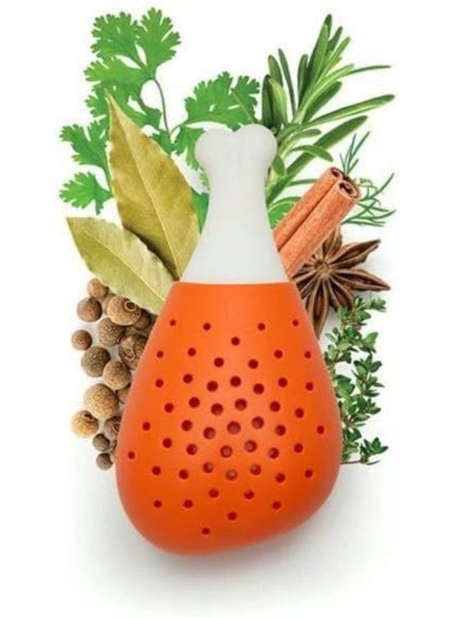 Silicone Herb and Spice Infuser in Chicken Pin Shape – Easy ding Herbs to Food - K - Image 3