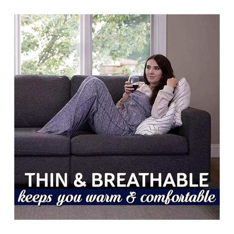 SZTLKHH Wearable Sleep Pod Hug Blanket,Constant Temperature Control Bedding 360Â° Ergonomic Snug Fit, Ultra Soft Duvet Fabric for All-Season Deep Sleep(Dark Blue,140 * 35cm) - Image 3