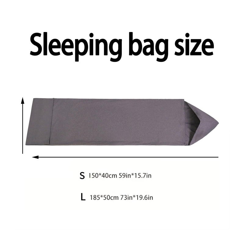 SZTLKHH Wearable Sleep Pod Hug Blanket,Constant Temperature Control Bedding 360Â° Ergonomic Snug Fit, Ultra Soft Duvet Fabric for All-Season Deep Sleep(Dark Blue,140 * 35cm) - Image 4