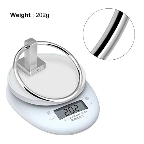 Quality Plus Stainless Steel Towel Ring/Towel Hanger/Napkin Ring/Towel Holder/Ring Holder/Bathroom Accessories for Wash Basin/Kitchen (Chrome -Pack of 1) - Image 5